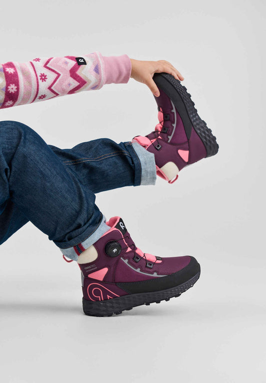 Chaussures d'hiver imperméables pour enfants Hallava Quicklock